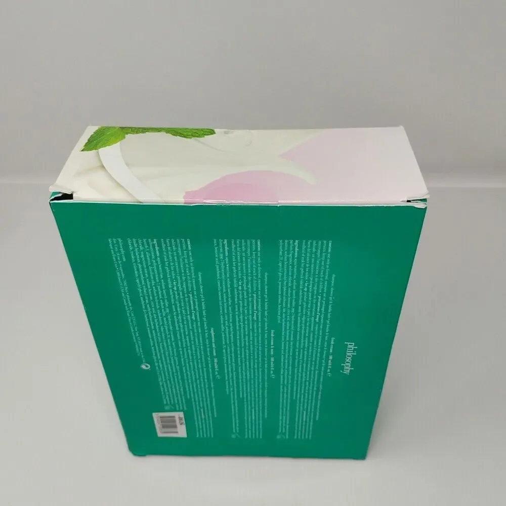 Philosophy Raspberries and Cream + Fresh Cream‎ & Mint 6oz Shampoo Gift Set of 3